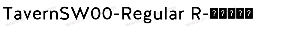 TavernSW00-Regular R字体转换